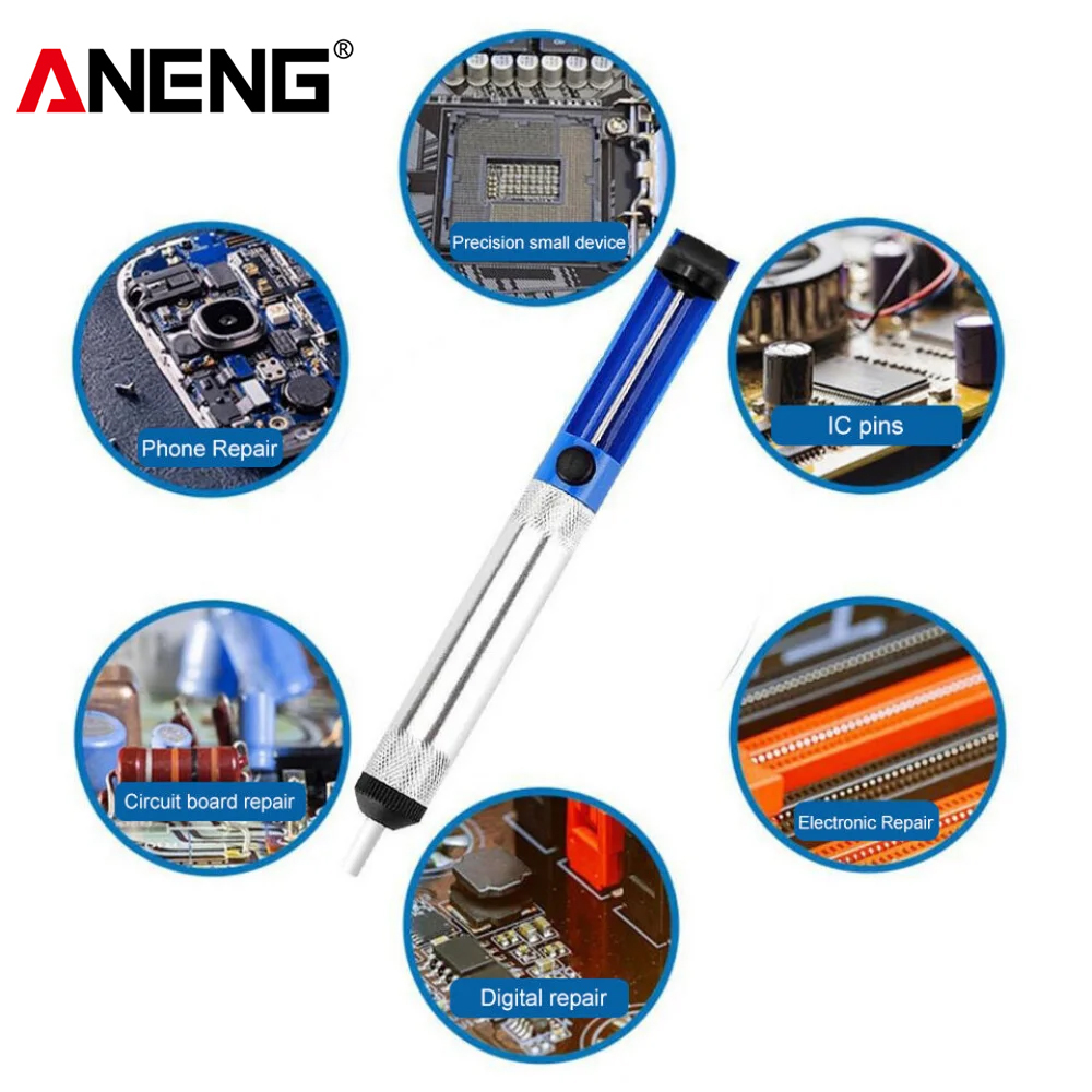 Tools For Electronic Workshop - Pompa Desolder ANENG, Alat Penghisap Timah