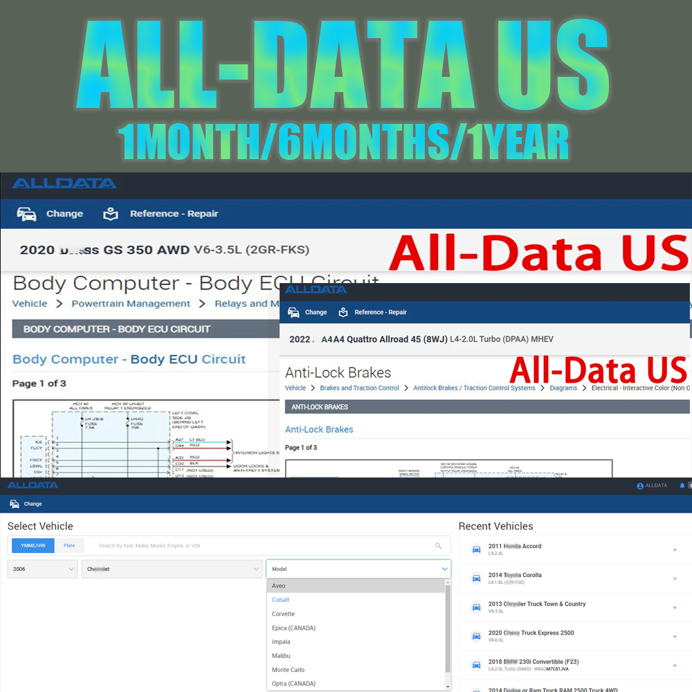 Workshop Tools Online - Akun Login Online BARU Alldata US