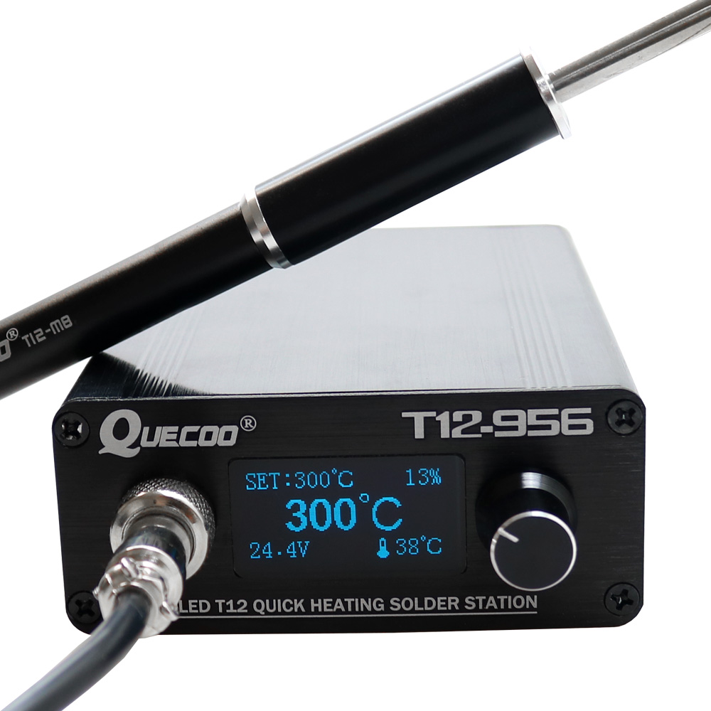 Tools For Electronic Workshop - QUECOO T12-956 Solder Digital Station Solder