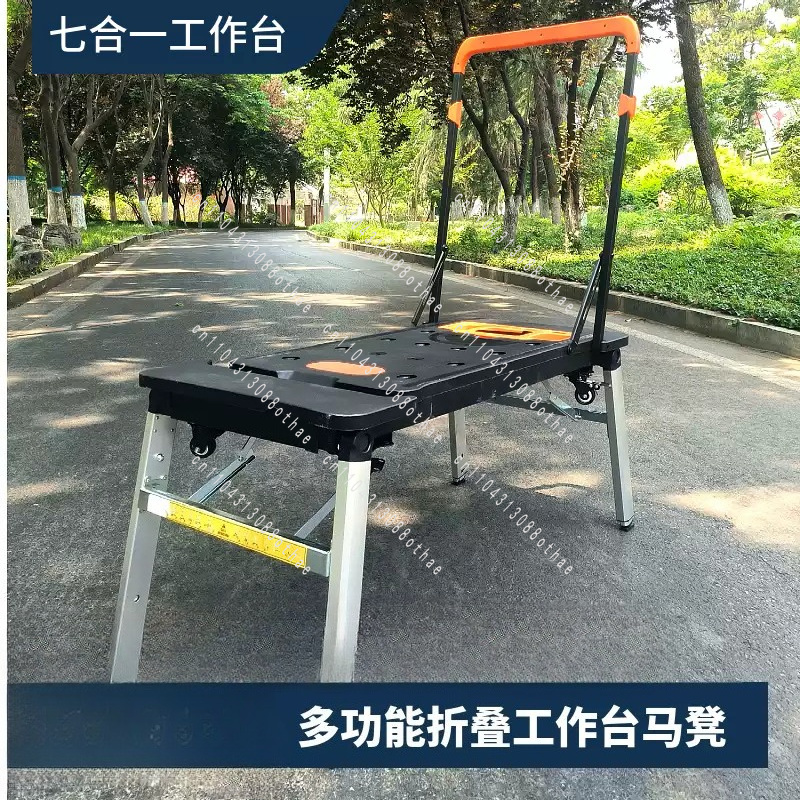 Meja Kerja Kayu DIY Portabel,  - Workbench Portable Fold ulasan dan harga
