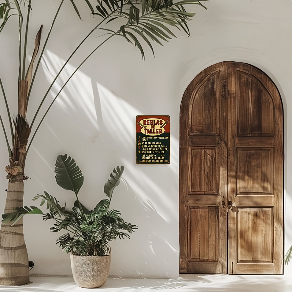 1 buah Papan Tanda Bahasa Span - Workshop Tools Hammer ulasan dan harga