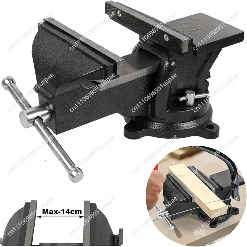 Kocokan Meja Kerja Tugas Berat - Bench Vise Swivel ulasan dan harga