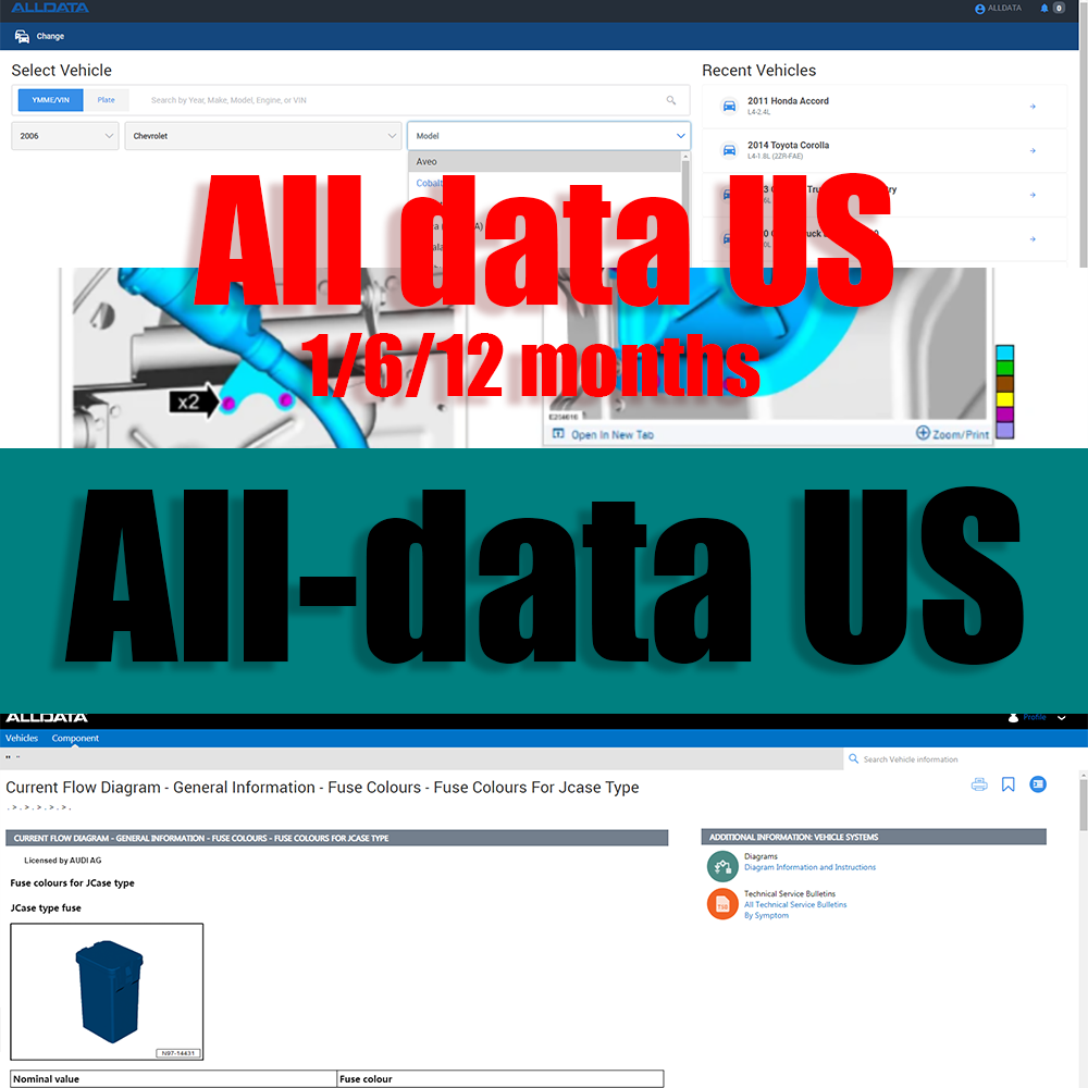 2026 Alldata US Versi Lengkap  - Workshop Tools Online ulasan dan harga