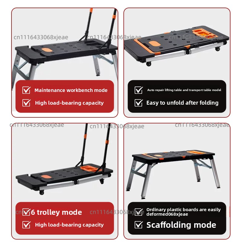 Meja Kerja Multifungsi 7-in-1  - Workbench Portable Fold ulasan dan harga