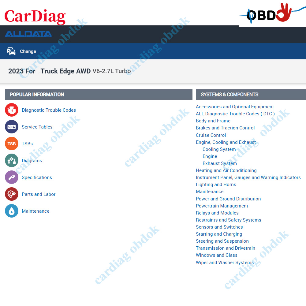 Perangkat Lunak Online Alldata - Workshop Tools Online ulasan dan harga