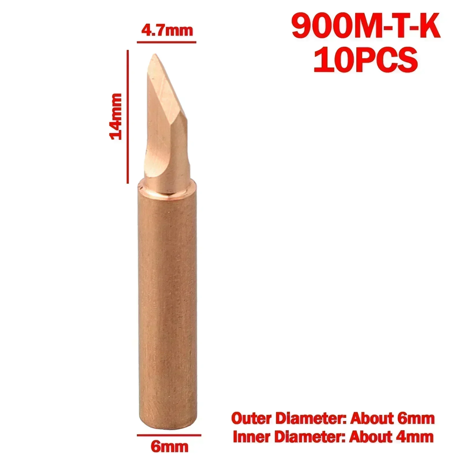 Solder ujung besi, 10 buah/pak - Tools For Electronic Workshop ulasan dan harga