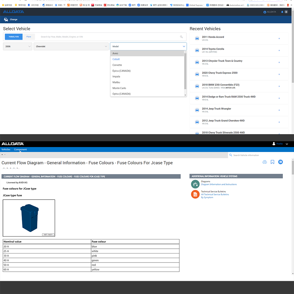 Akun Login Online BARU Alldata - Workshop Tools Online ulasan dan harga