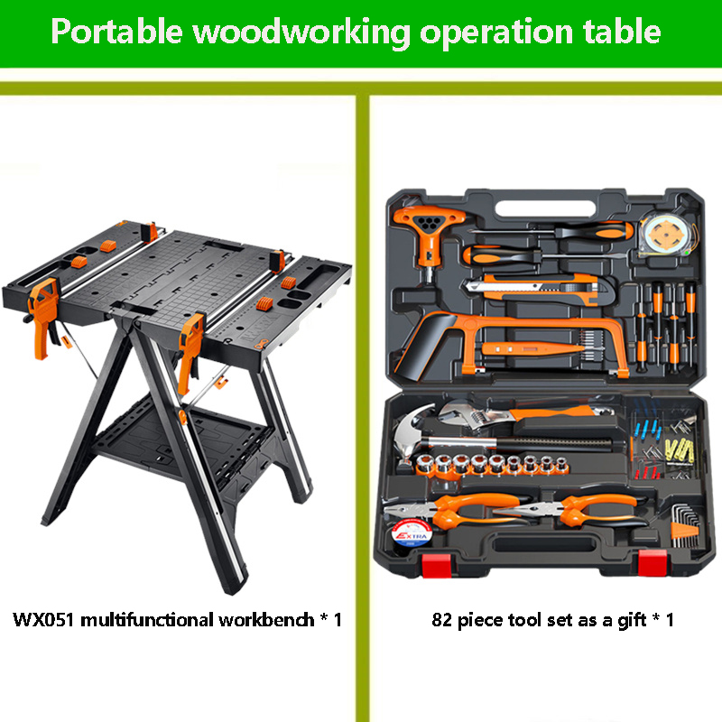 Mesin Gergaji Meja Kayu Portab - Workbench Portable Fold ulasan dan harga
