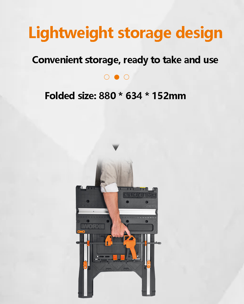 Mesin Gergaji Meja Kayu Portab - Workbench Portable Fold ulasan dan harga