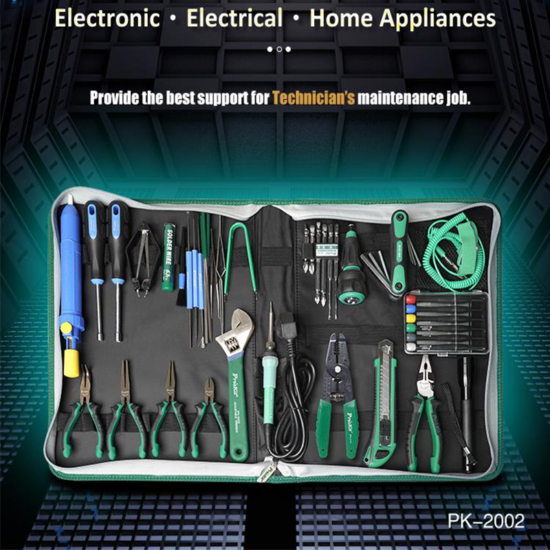 52Pcs Pro'sKit PK-2002H Kit Pe - Tools For Electronic Workshop ulasan dan harga