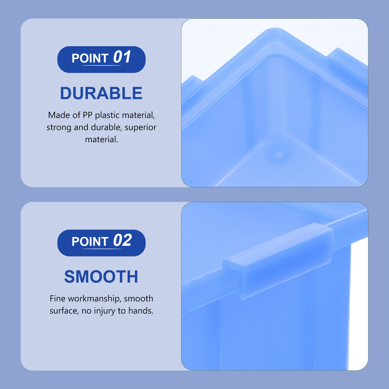 6Pcs Kotak Penyimpanan Plastik - Workshop Tools Classification ulasan dan harga