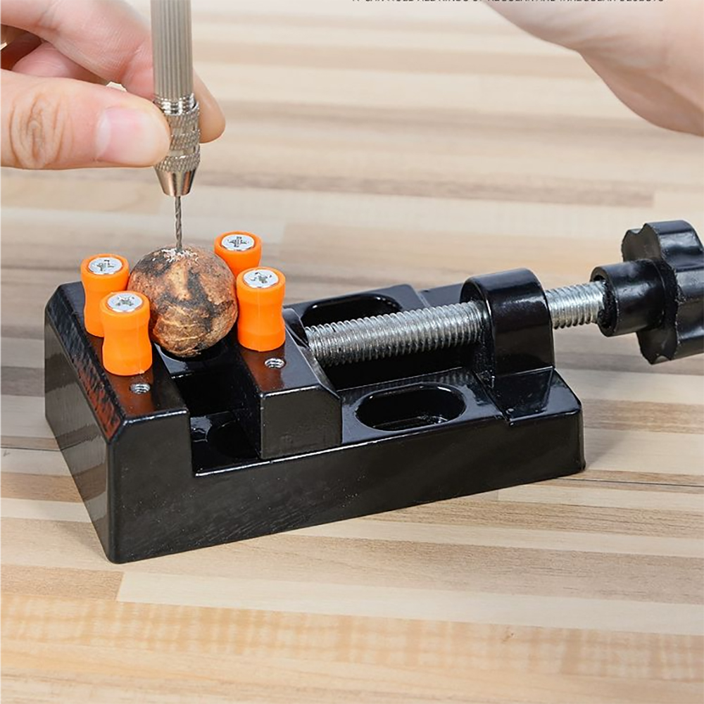 Klem Meja Mini 57mm Heavy Duty - Bench Vise Swivel ulasan dan harga