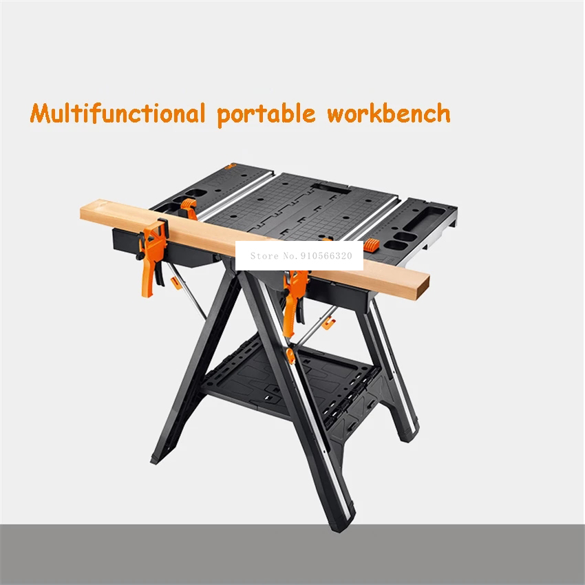 WX051 Meja Kerja Multifungsi M - Workbench Portable Fold ulasan dan harga