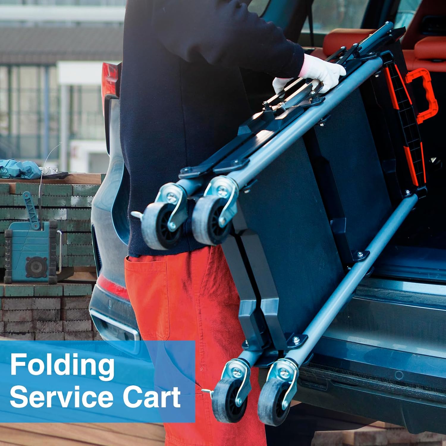 Troli Utilitas Lipat 3 Rak den - Workshop Tools Trolley ulasan dan harga